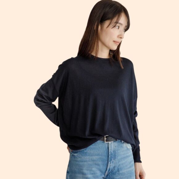 CT Plage Silk Cashmere Oversized Pullover - Picture 1 of 7